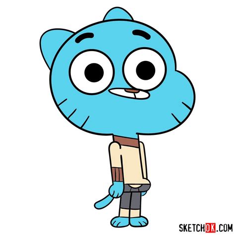 How to draw The Amazing World of Gumball。